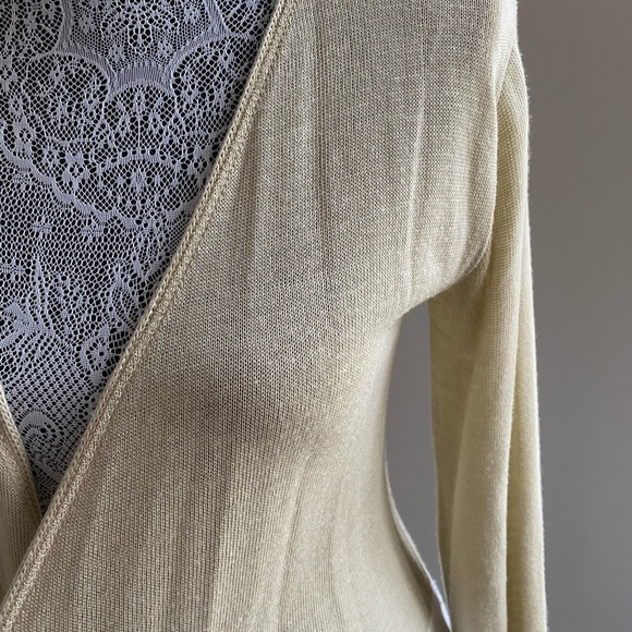 Tan Open Cardigan Size Small - Picture 2 of 6